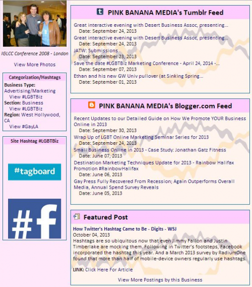 Social Media Reporting for Pink Banana Media Clients'