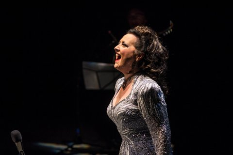 Award-winning Cristina Fontanelli on stage at Symphony Space'