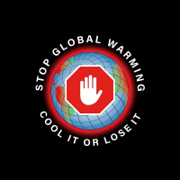 Stop Global Warming Symbol Logo