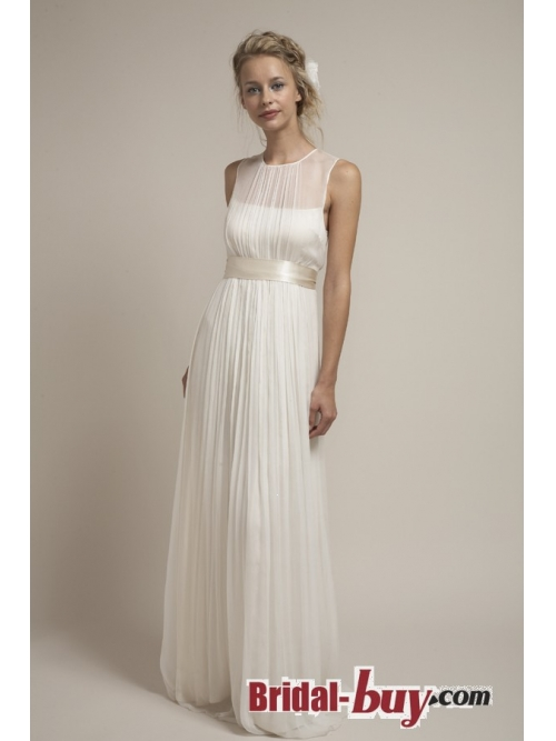 Affordable White Sheath Wedding Dresses Available at Bridal-'