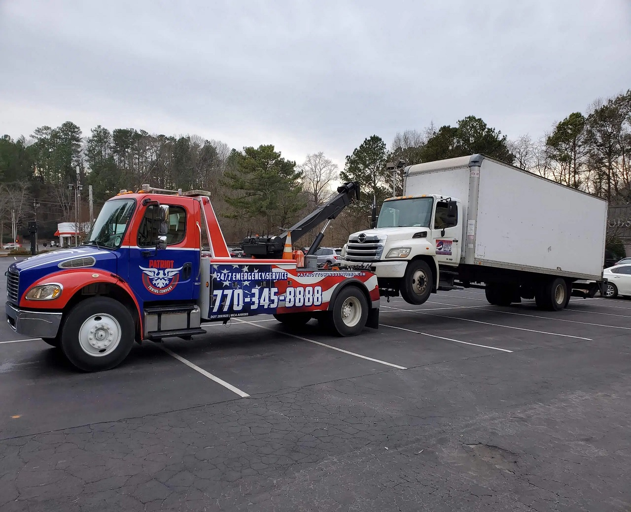 Company Logo For Patriot Towing &amp;amp; Semi Truck Heavy W'