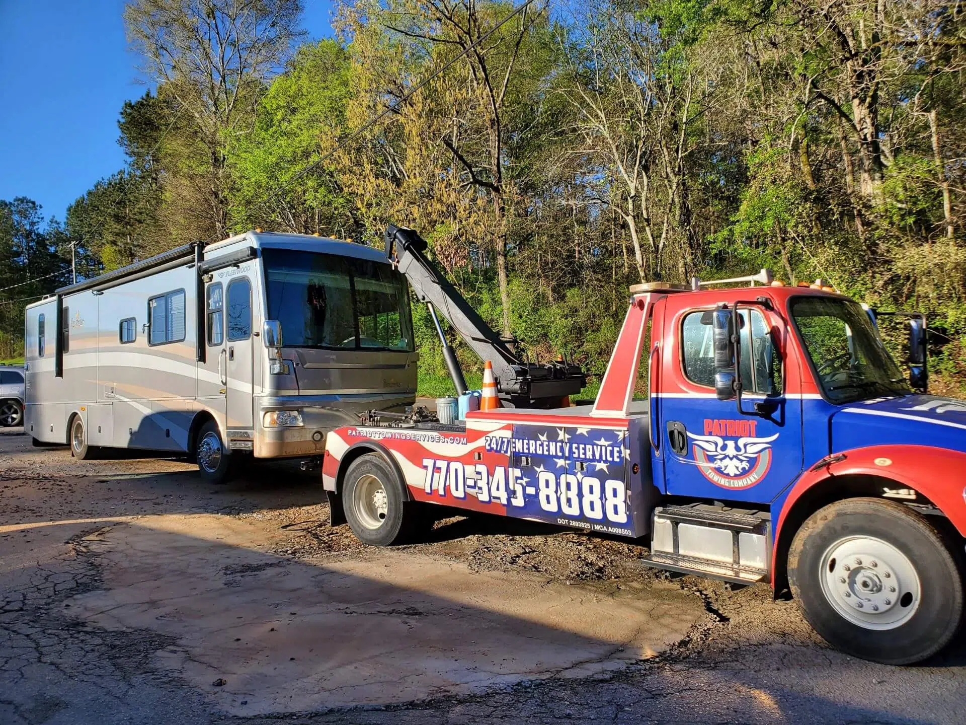 Company Logo For Patriot Towing &amp; Semi Truck Heavy W'