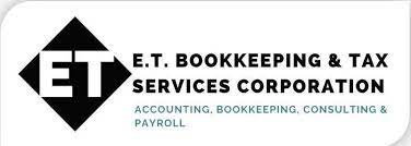 Company Logo For ET TAX and Bookkeeping'