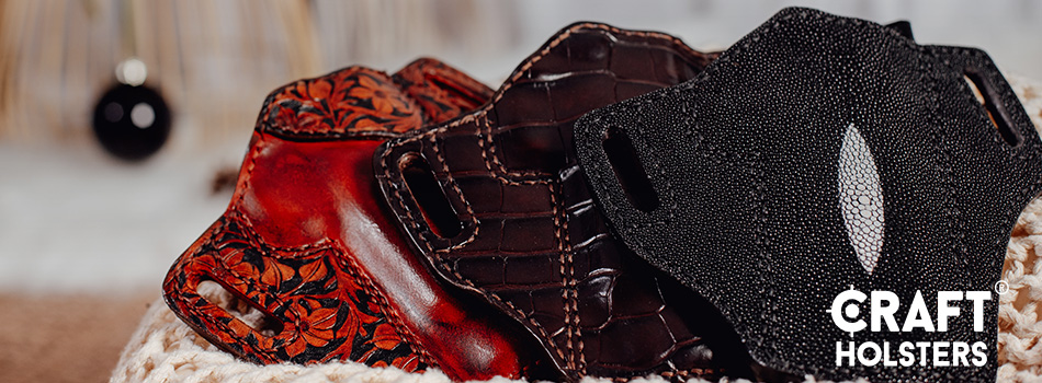 Craft Holsters' Exotic Leather Holsters'