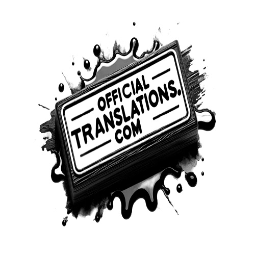 Company Logo For Official Translations - Certified Document '