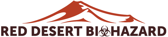 Red Desert Biohazard Logo