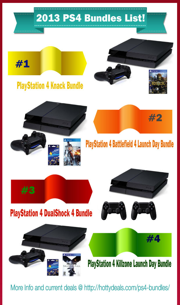 PS4 Bundles and Deals for Black Friday and Cyber Monday'