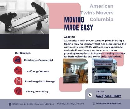 Company Image For American Twins Movers-Columbia'