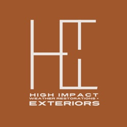 High Impact Weather Restorations + Exteriors Logo