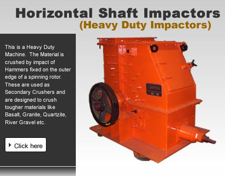 Horizontal Shaft Impactors (Heavy Duty Impactors)'