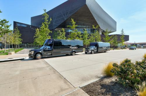 Company Logo For Ash Limousine and Charter Busses'