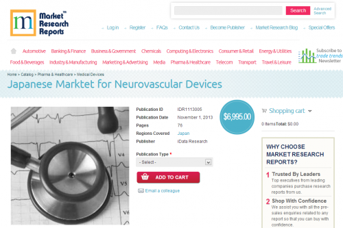 Japanese Marktet for Neurovascular Devices'