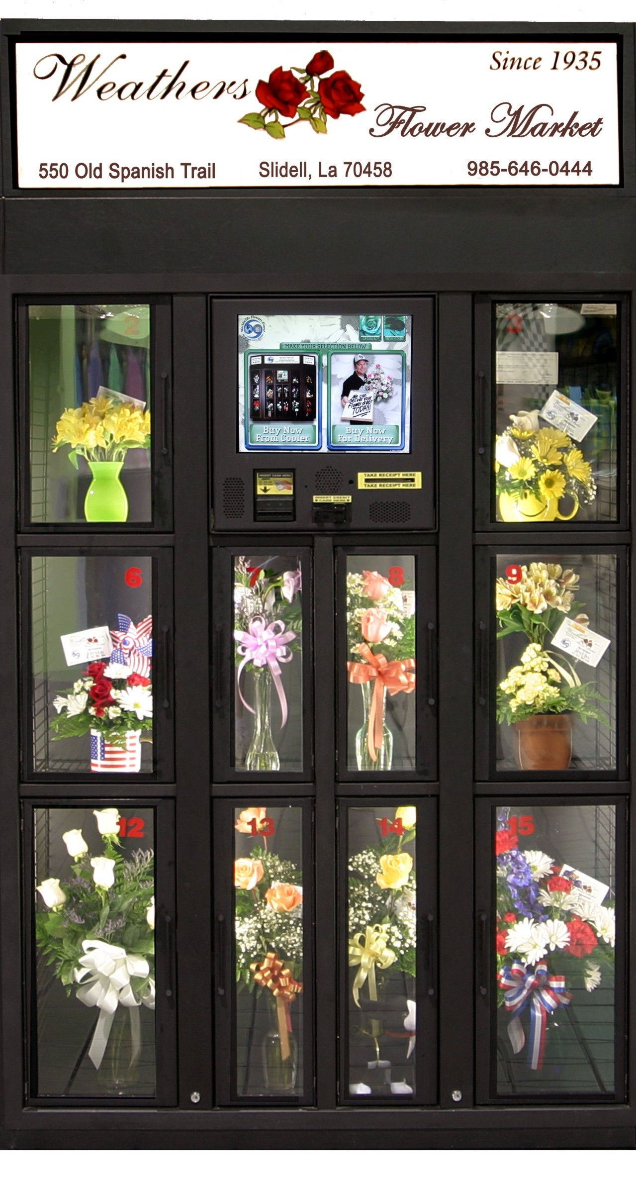 Flower and Gift Basket Kiosk Style #1'