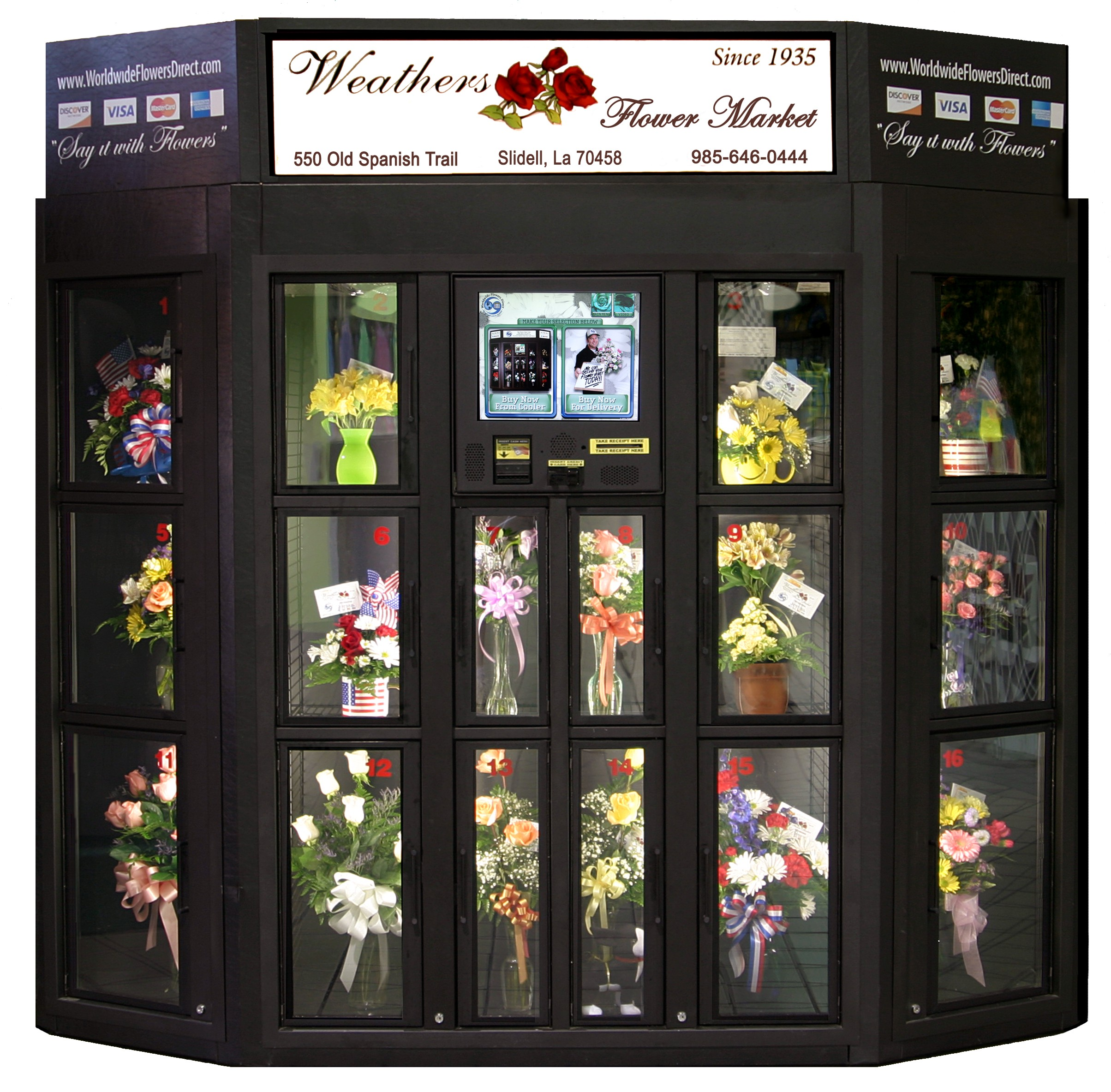 Flower and Gift Basket Kiosk Style #3'