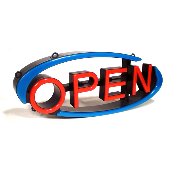 CM Global Swivel LED OPEN Sign Horizontal