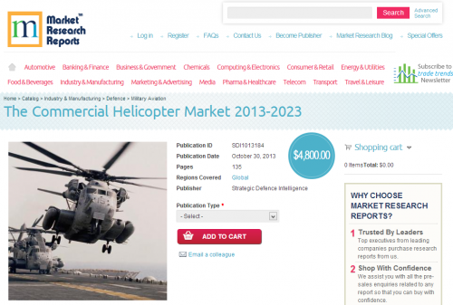 The Commercial Helicopter Market 2013-2023'