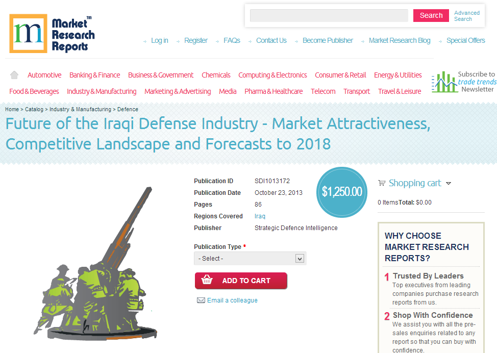 Future of the Iraqi Defense Industry'