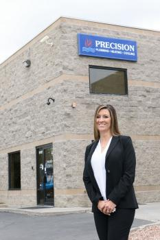 Company Logo For Precision Plumbing Heating Cooling &amp'