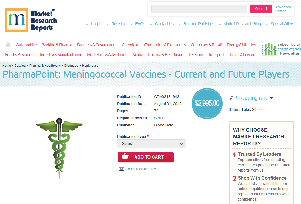 Meningococcal Vaccines - Current and Future Players'