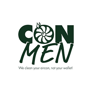 Con-Men Aircon Cleaning Logo