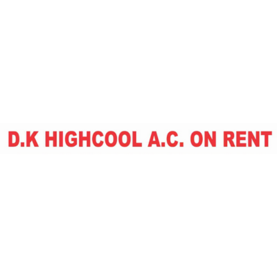 D. K. HIGH COOL A.C. ON RENT Logo