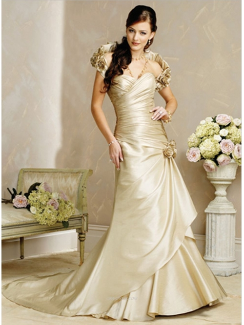 Unique Champagne Wedding Dresses Offered By Bridal-buy'