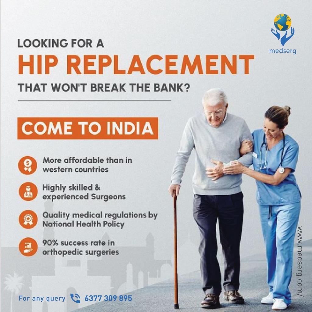 hip replacement cost in india'