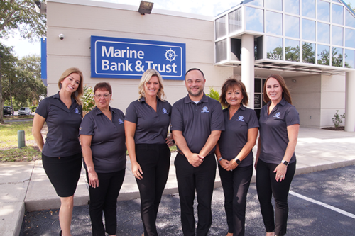 Company Logo For Marine Bank'