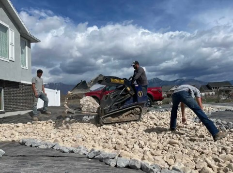 Company Logo For Yellowstone fence sprinkler and landscaping'