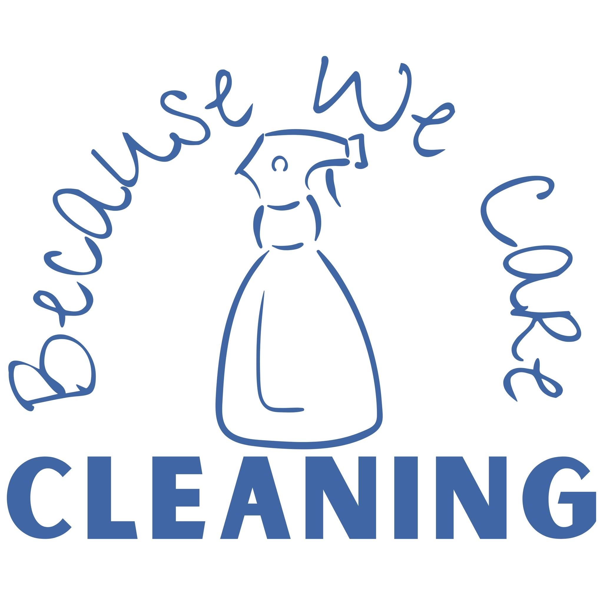 Company Logo For Because We Care Cleaning'