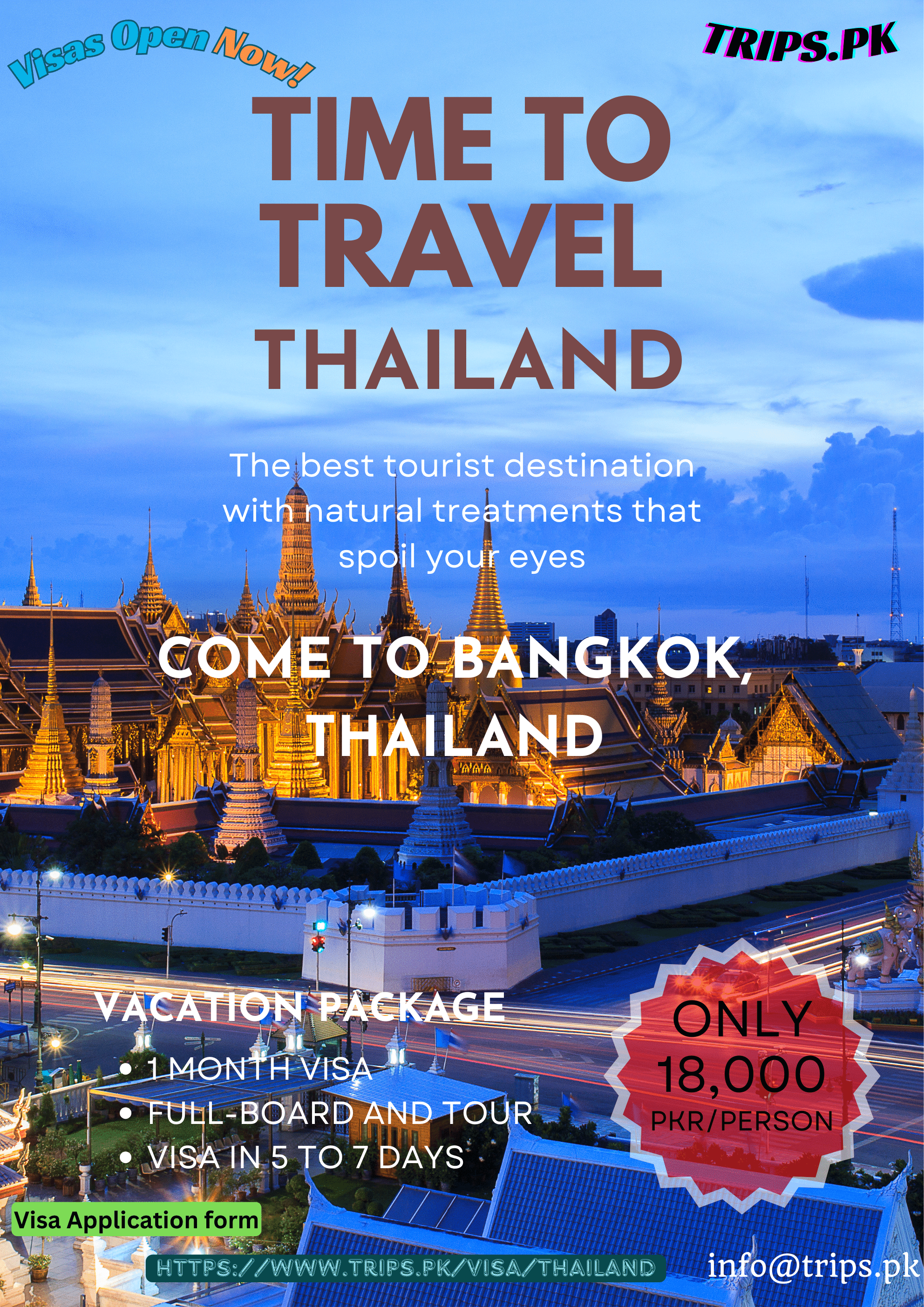 Thailand Visit Visa from Pakistan| Cheap Thailand Visa 2024