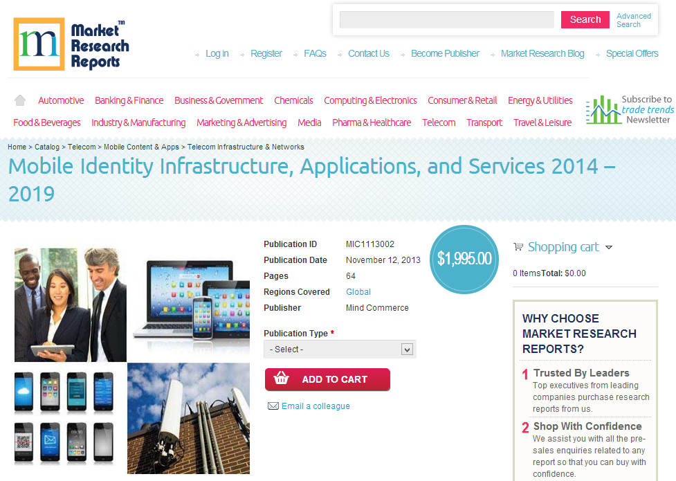 Mobile Identity Infrastructure, Applications &amp; Services'