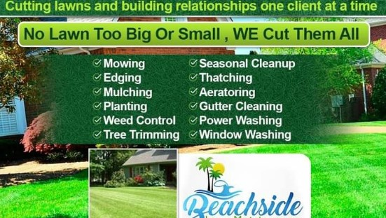 Company Logo For Beachside Lawn Maintenance'