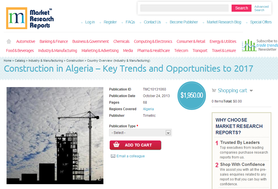 Construction in Algeria - Key Trends and Opportunities'