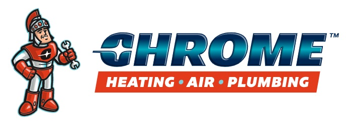 Chrome Heating & Air Conditioning Logo