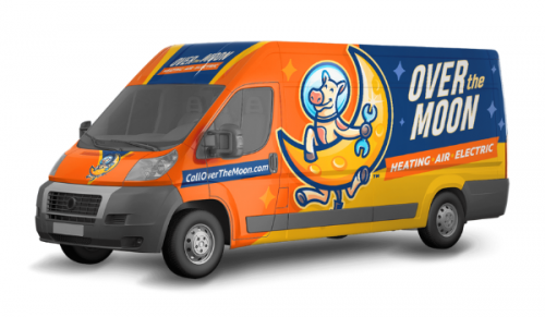 Company Logo For Over the Moon Electrical, Heating &'