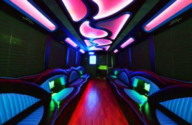 40 passenger party bus interior'