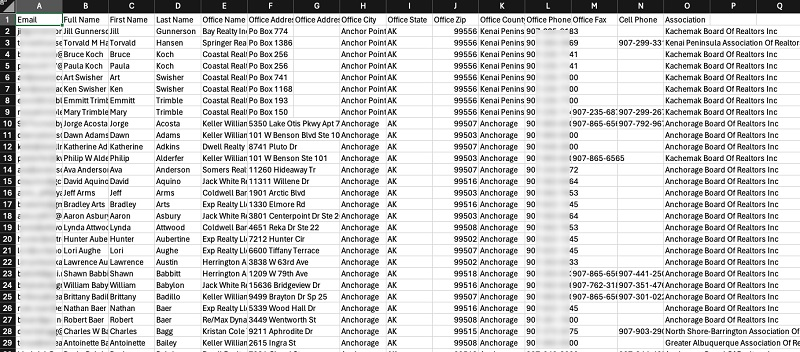 Company Logo For Real Estate Agent Lists'