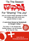 Homes by Vanderbuilt and Toys for Tots'