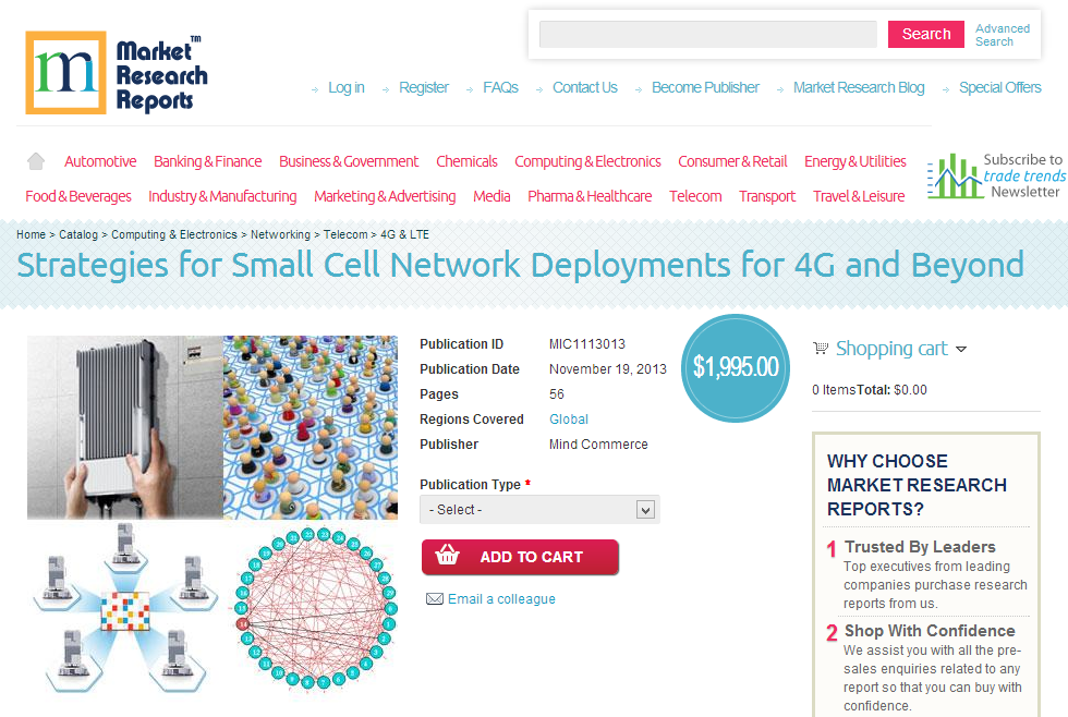 Strategies for Small Cell Network Deployments for 4G'