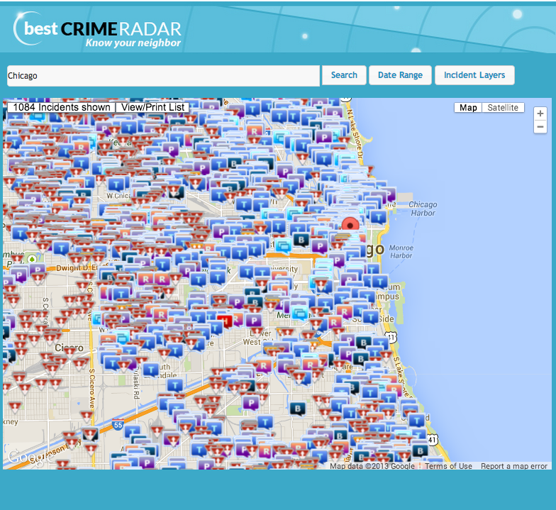 BHSC Crime Radar Tool