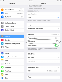 Using iPhone&rsquo;s Parental Restrictions
