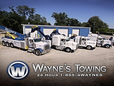 Company Image For Wayne's Towing Recovery &amp; Tra'