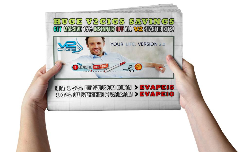 v2 cigs coupon code exclusive for Smokeless.net Giveaway