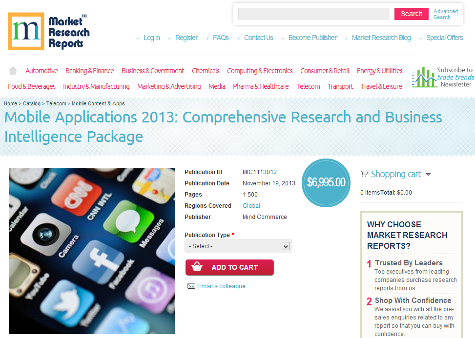 Mobile Applications 2013'