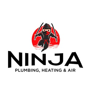Ninja Plumbing, Heating & Air Logo