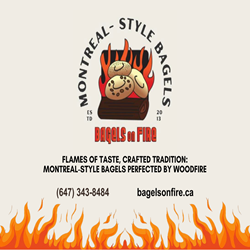 Company Logo For Bagels On Fire'