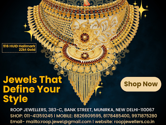 ROOP JEWELLERS Best hallmark jewellers in Delhi'