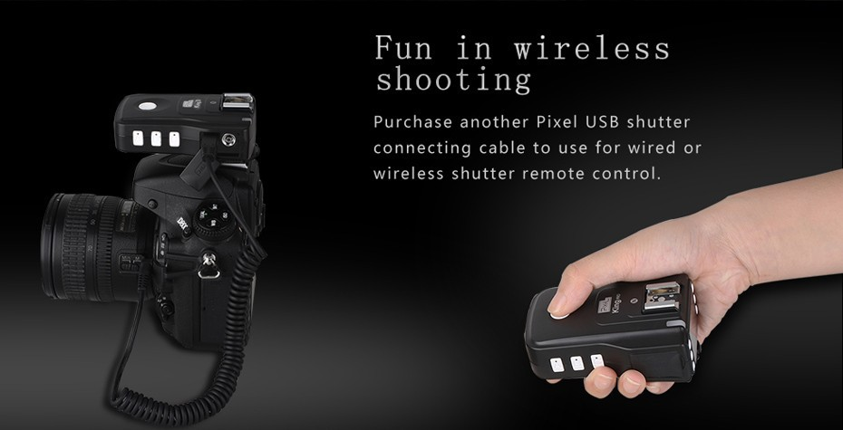 PIXEL King E-TTL II Wireless Flash Trigger for Nikon'