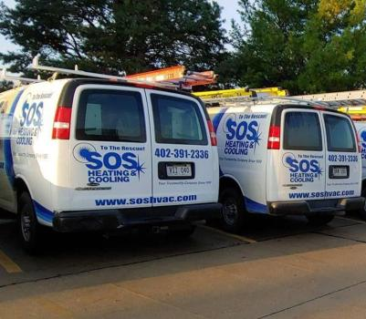 Company Logo For SOS Heating &amp; Cooling'